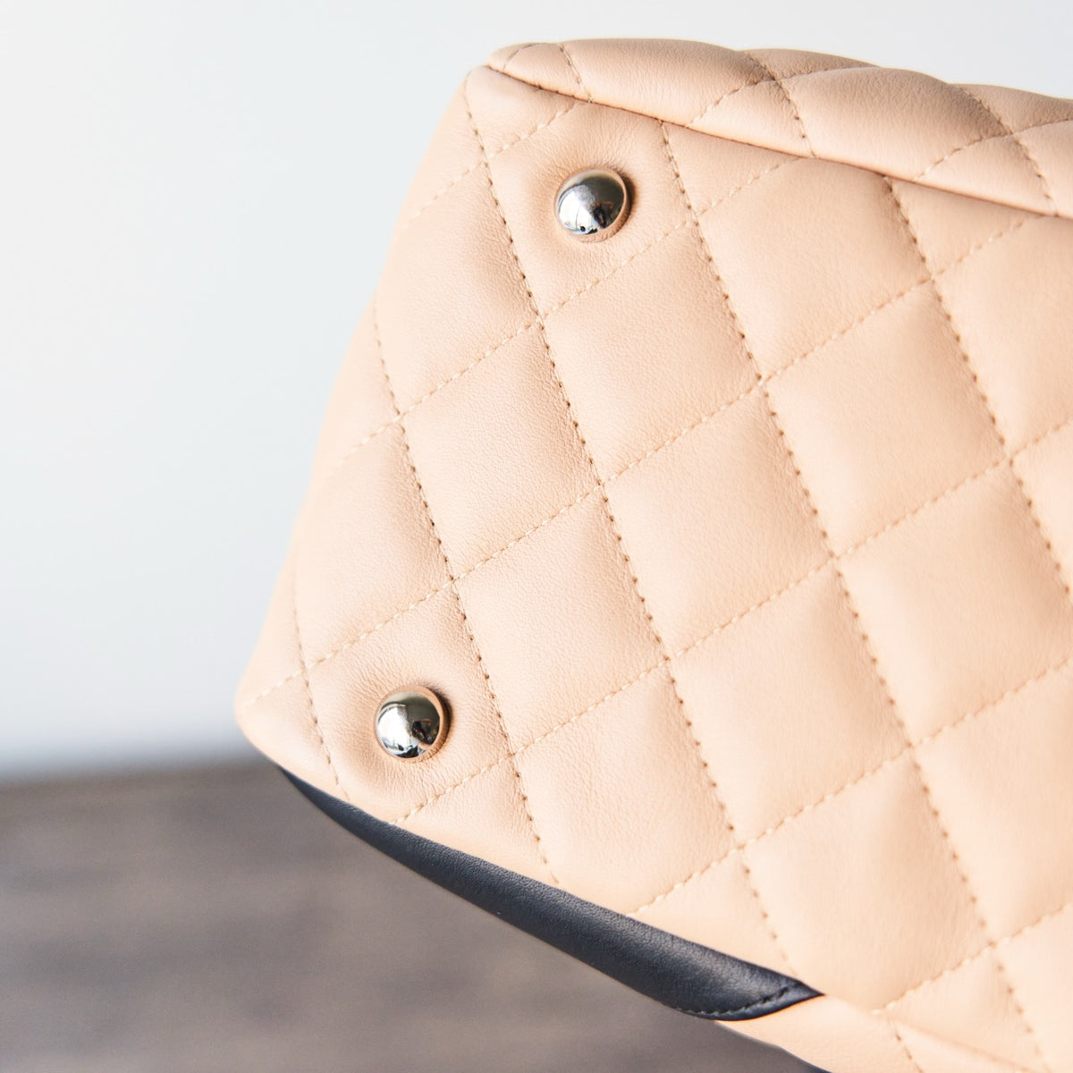 Chanel Calfskin Cambon Bowler Shoulder Bag Chanel
