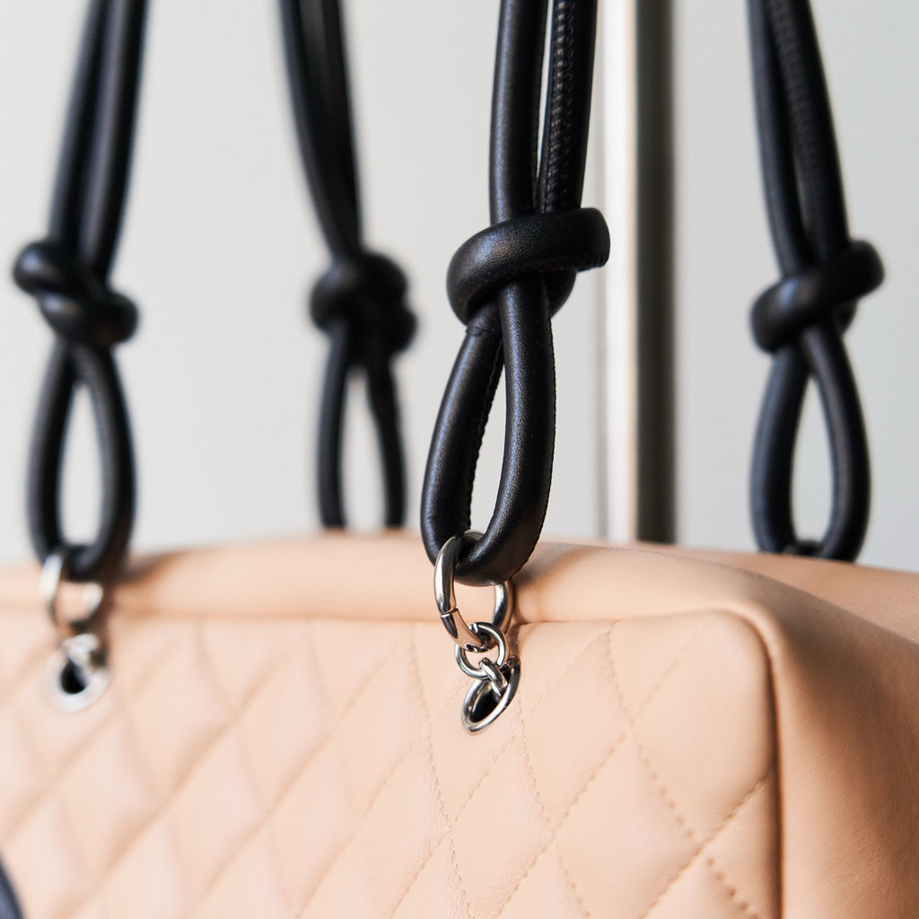 Chanel Calfskin Cambon Bowler Shoulder Bag Chanel