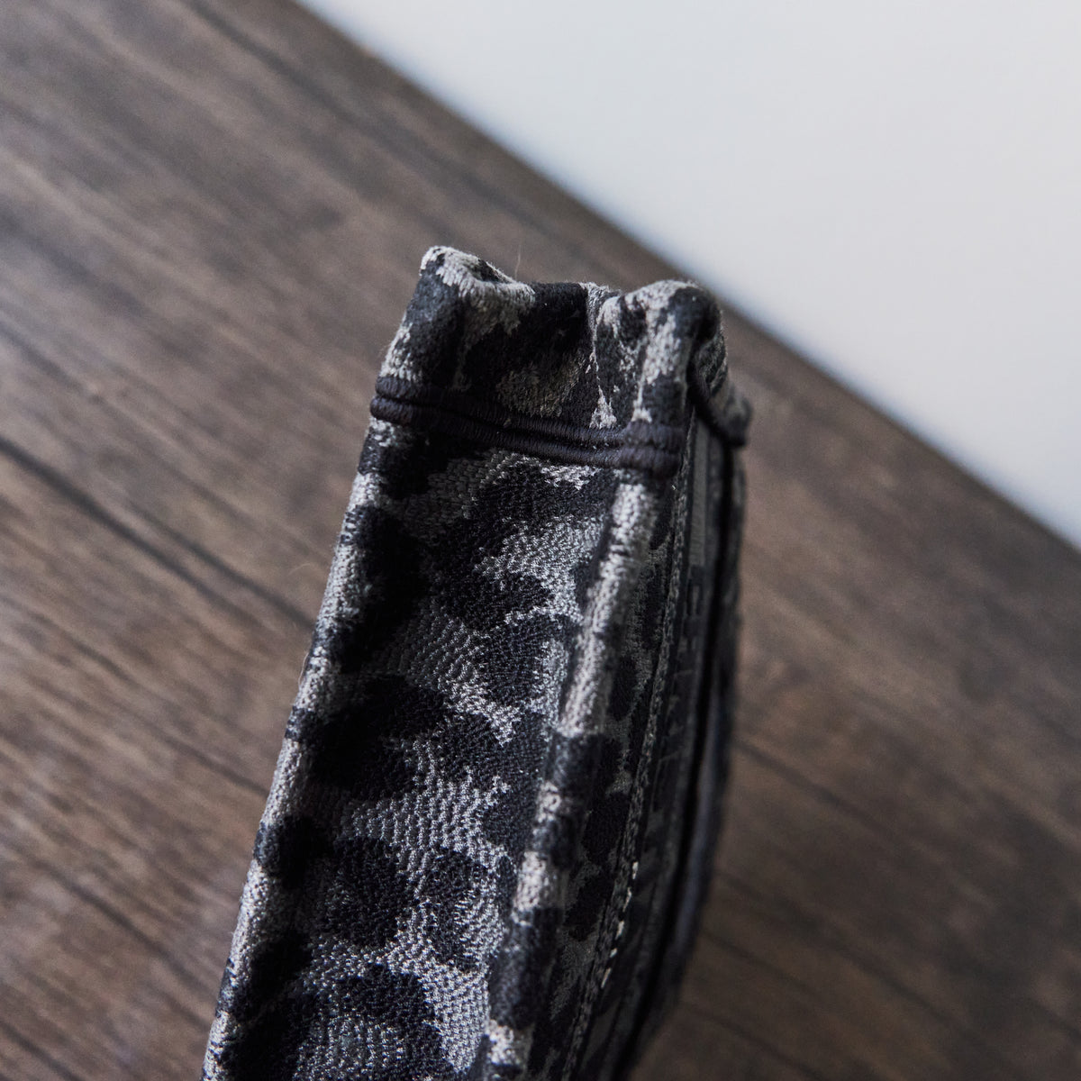 Dior Black Canvas Book Mini Tote