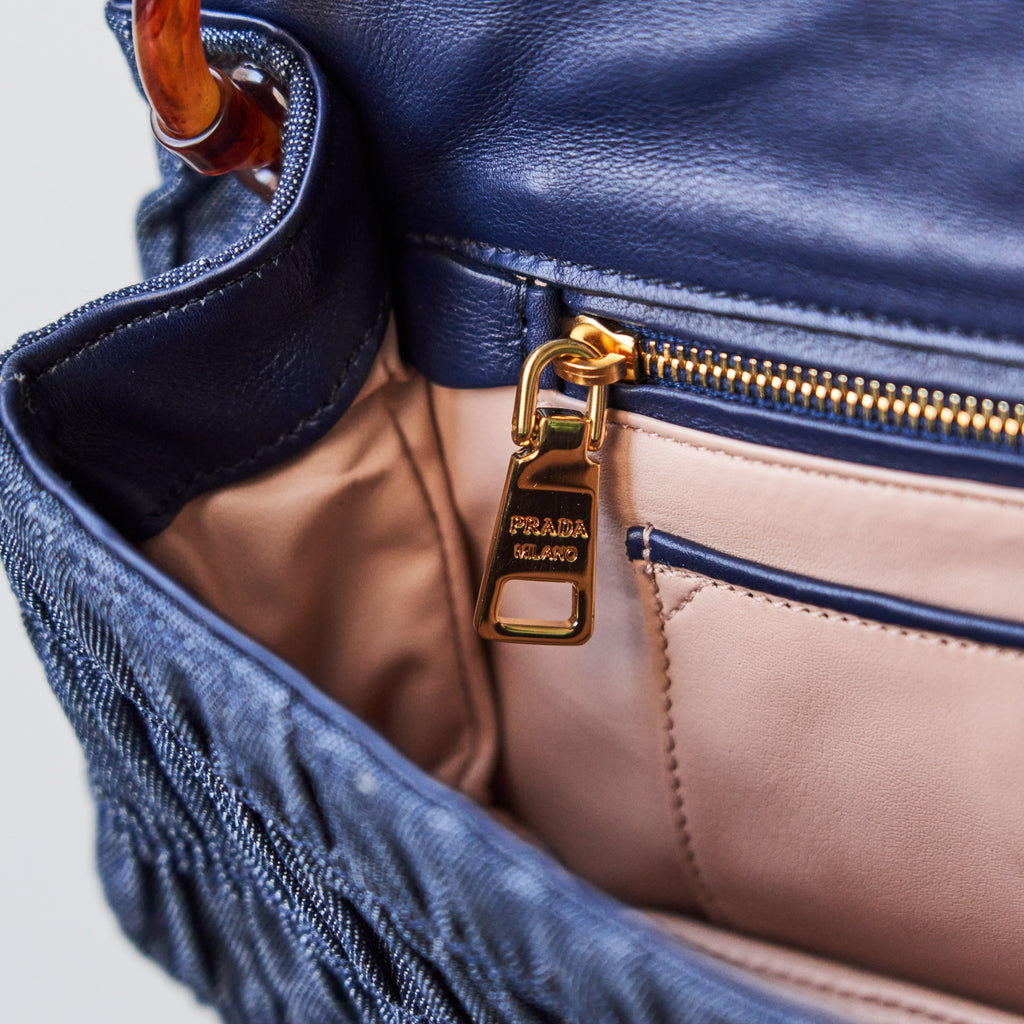 Prada Gaufre Resin Chain Shoulder Bag