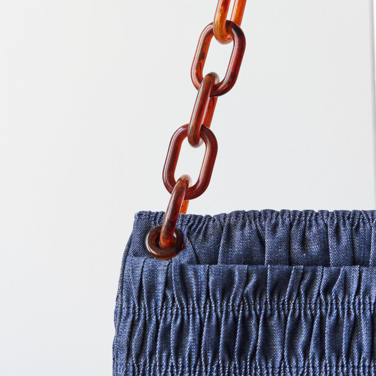 Prada Gaufre Resin Chain Shoulder Bag