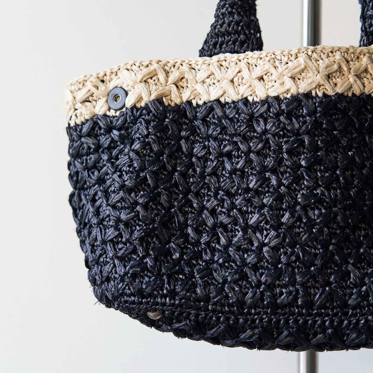 Prada Raffia Crochet Handbag
