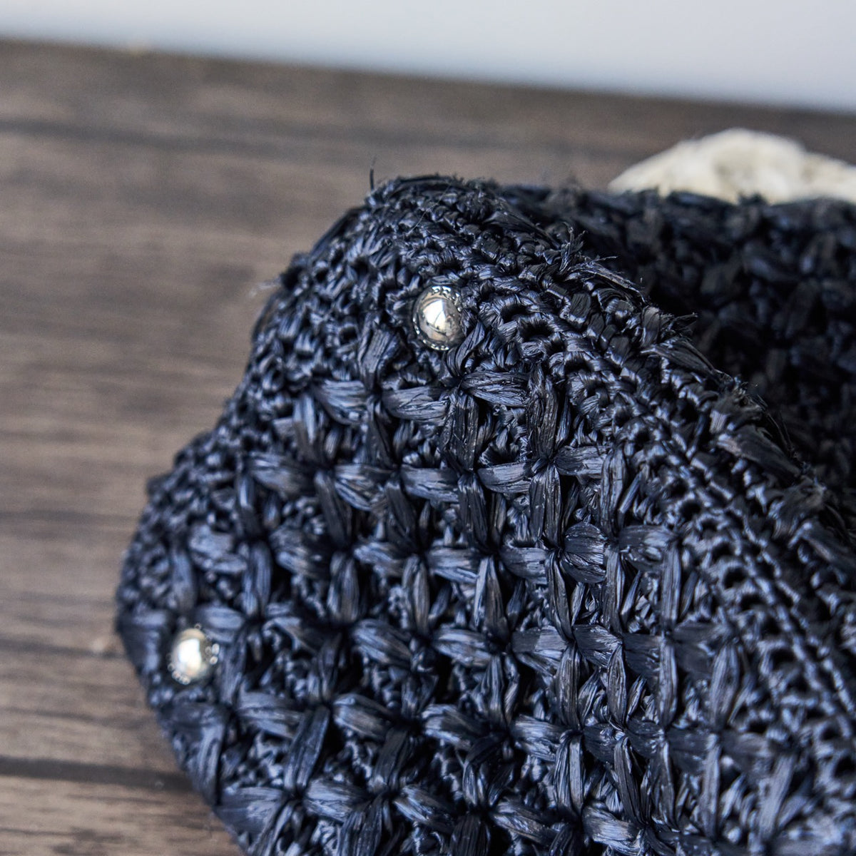 Prada Raffia Crochet Handbag